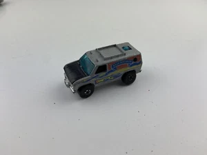 Vintage Hot Wheels 1977 Baja Breaker Van Hong Kong Mattel Gray Silver 4X4 1:64 - Picture 1 of 7