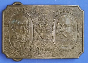 Vintage Messingschnalle, Wells Fargo & Company, für 2 Zoll Gürtel ** [29863] - Bild 1 von 2
