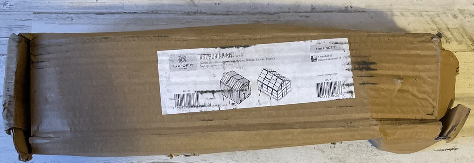 Palram - Kit de anclaje Canopia para cobertizo de claraboya serie 6’ y 8’ - Nuevo en caja Foto 1 de 4