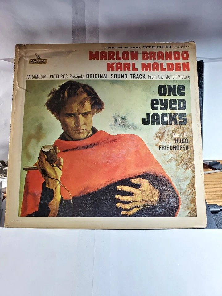 ONE EYED JACKS Soundtrack LOS17001 1961 Marlon Brando VG R21 - Image 1 of 1