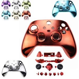 Color Plating Controller Shell Case Upper Lower Shell Button for Xbox Series S/X - Picture 1 of 24