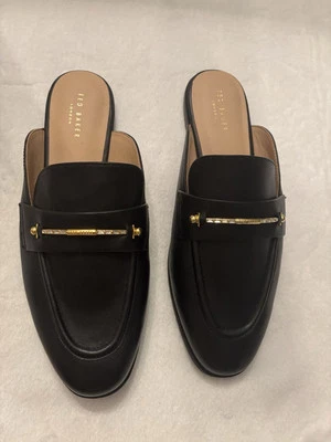 Mules sin cordones Ted Baker para mujer Zola Icon negras talla 8,5 Foto 1 de 4