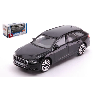AUDI A6 AVANT 2019 BLACK 1:43 Burago Auto Stradali Modellino Nuovo - Immagine 1 di 3