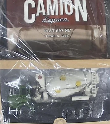 1/43 DeA DeAgostini 84 Fiat 697 NP 1969 Marotta betoniera camion epoca truck - Immagine 1 di 4