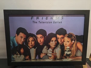 Friends "The Television Series " Milk Shake Print 19X12 In Wood Frame (JK) - Picture 1 of 9