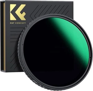Filtro gris K&F Concept NANO-X 58mm ND densidad neutra variable ND8-ND128 - Imagen 1 de 5