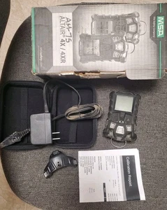 Msa Altair 4x Multi Detector de Gas O2 H2s Co Estuche Tapa de Calibración Potencia OEM Caja - Imagen 1 de 11