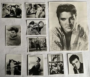 Joblot Of 10x Elvis Presley Great Britain Fan Club Black & White Photographs - Picture 1 of 18