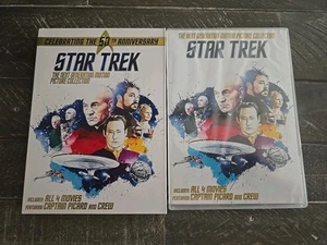 Star Trek The Next Generation 4-Movie Collection DVD 50th Anniversary W/Slipcove - Picture 1 of 4