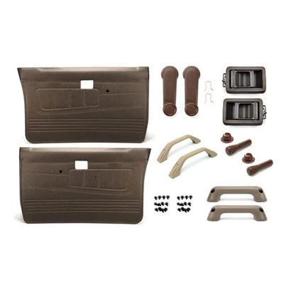 For Nissan Navara D21 TD BDI Set Door Panel Side Handle Lock Interior Brown LR - Image 1 of 4