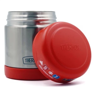 Thermos 10 oz. Vacuum Insulated Stainless Steel Food Jar - Red/Stainless Steel - Picture 1 of 1