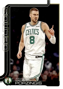 Base de baloncesto de la NBA 2025-26 Topps #3 Kristaps Porzingis Boston Celtics - Imagen 1 de 2