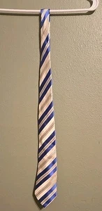 Donald J. Trump 100% Silk Tie Signature Collection Blue and Yellow - Picture 1 of 5