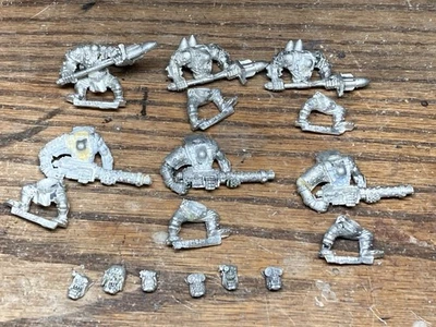 6x Heavy Weapon  Boys Rokkits Big Shootas Tankbustas Metal Oop 3rd Edition Orks - Image 1 of 2