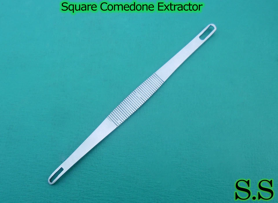 S.S Square Comedone Extractor Blackhead Pimple Tool