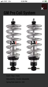 QA1 GD507-10500C Front Double Adjustable Coilovers 77-93 B-Body - Picture 1 of 1