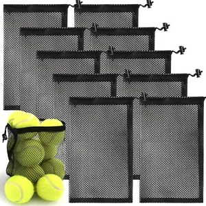 6 Pc or 10 Pc Mesh Bag Mesh Drawstring Bag Mesh Storage Bags Net Bag Mesh bags - Picture 1 of 14