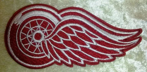 Detroit Red Wings 4" Iron On Embroidered Patch ~USA Seller~ Cover