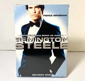 Remington Steele: Season One, New Sealed 2005 DVD 4-Disc Box Set, Pierce Brosnan - Picture 1 of 6