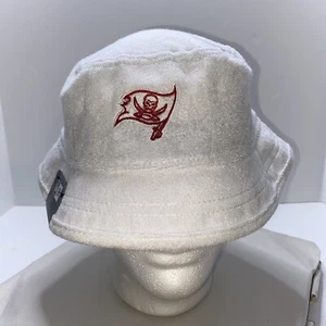 New Era Tampa Bay Buccaneers Bucket hat NWT Cool White One size fits most - Picture 1 of 10