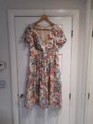 Boden Woman Floral Floathy Dress Size 10 R Immaculate 