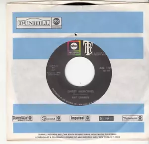 RAY CHARLES - SWEET MEMORIES - ORIGINAL ABC RECORDS 45 - GREAT SHAPE - Picture 1 of 2