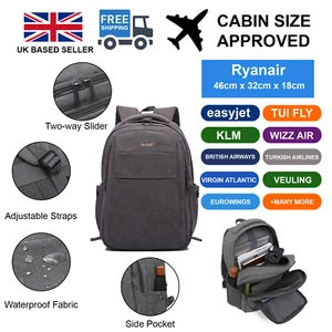 Mochila Impermeable Bolso para Laptop Viaje Bolso de Hombro 32x18x46cm (Caqui) - Imagen 1 de 5