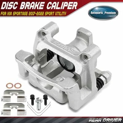 Pinza de freno de conductor trasero con soporte para Kia Sportage 2017-2022 deportivo utilitario Foto 1 de 4