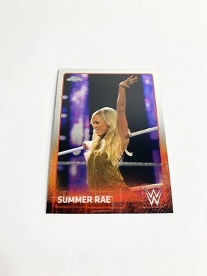 Summer Rae 2015 Topps Chrome WWE Base Card # 68 - Image 1 of 2