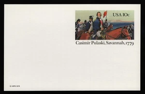 #UX79 10c Casimir Pulaski, Mint **ANY 5=FREE SHIPPING** - Picture 1 of 2