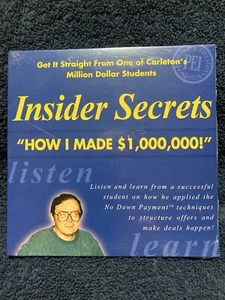 Insider Secrets :   How I Made $1,000,000  CD 2003  New Sealed - Picture 1 of 4