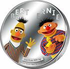 Bert and Ernie Sesamstraße 2021 Samoa 2 Unzen reine silberfarbene Münze $ 5