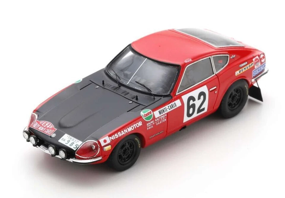 1/43 DATSUN 240 Z #63 MONTE CARLO 1971 AALTONEN PASQUA SPARK S6283 - Immagine 1 di 1