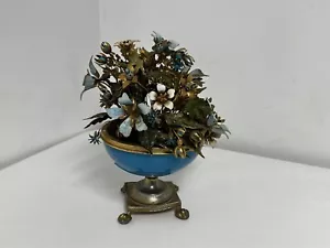 Vaso metà secolo Jane Hutchinson Fleurs Des Siècles Opaline & Ormolu LEGGI - Foto 1 di 11