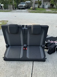 2018-2023 VOLKSWAGEN TIGUAN 3RD ROW REAR SEAT CLOTH OEM - Picture 1 of 4