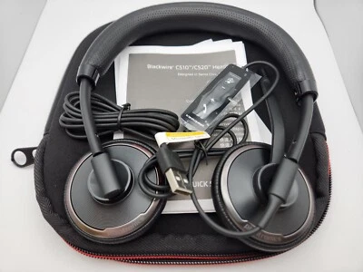 Plantronics Blackwire C510/C520 Binaural Headset/Headphones with Manual and Case - Image 1 of 4