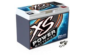 XS Power D545 800 Amp AGM Power Cell Car Audio Battery + Terminal Hardware - Picture 1 of 5