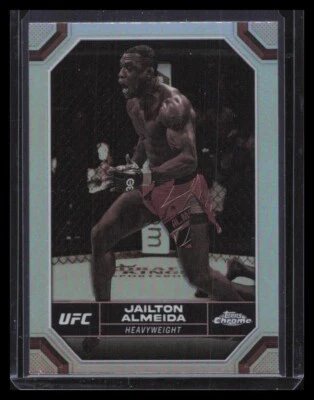 2024 Topps Chrome UFC Jailton Almeida Sepia Refractor #86 - Image 1 of 2