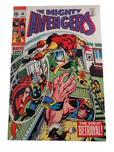 Avengers #66 - 1st App of Admantium - Windsor-Smith Art - Buscema - 1969 2.5/3.0 - Picture 1 of 24