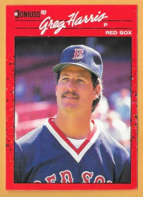 GREG HARRIS BOSTON RED SOX #582 - DONRUSS NM-MT 1990 - Image 1 of 2