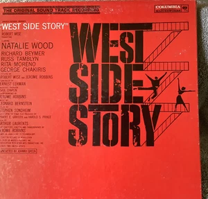 vintage vinyl record West Side Story, 1961, #OS2070, VG+, Columbia Records - Picture 1 of 4