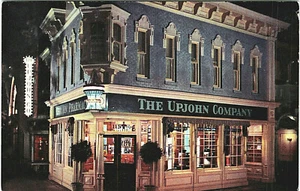 Postal Disney The Upjohn Company farmacia Disneyland Disney CA FL  - Imagen 1 de 2