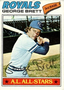 1977 TOPPS GEORGE BRETT (Royals) - Picture 1 of 2