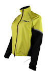$150 BURLEY US Women’s sz M Yellow Full Zip Waterproof Reflective Cycling Jacket