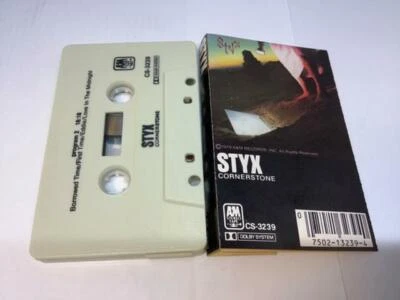 STYX Audio Cassette Tape CORNERSTONE 1979 A&M Records USA CS-3239 Dolby System - Image 1 of 4