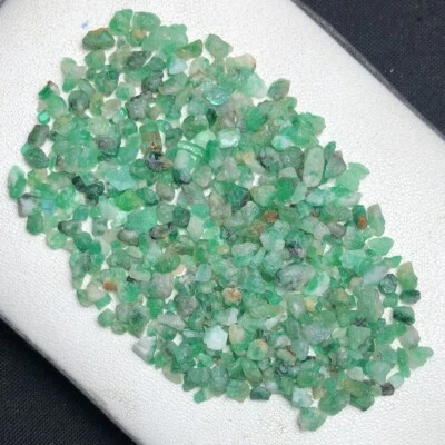 35 Carat Faceted Rough Quality Natural Emerald Lot from Swat PAK Loose Gemstone - Image 1 of 4