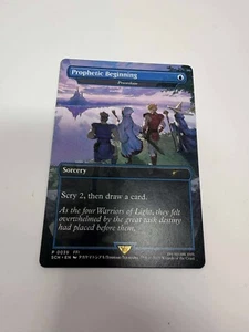 SHIPS TODAY! PREORDAIN - FINAL FANTASY MTG FULL ART PROPHETIC BEGINNING - Picture 1 of 1