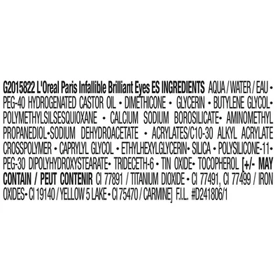 L'Oreal Paris Makeup Brilliant Eyes Shimmer Liquid Eye Shadow, Longwearing... - Image 1 of 3