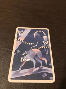 UNPOSTED  ART 4 X 6 POSTCARD -BY DIETER BRAUN - WILD ANIMALS - RING-TAILED LEMUR - Picture 1 of 2