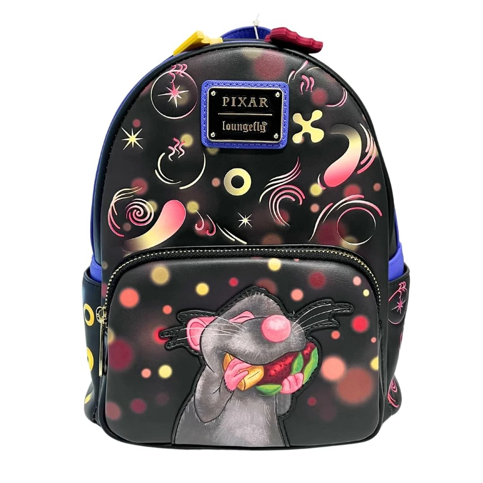 Loungefly Disney Pixar Ratatouille Remy Food Scene Mini Backpack